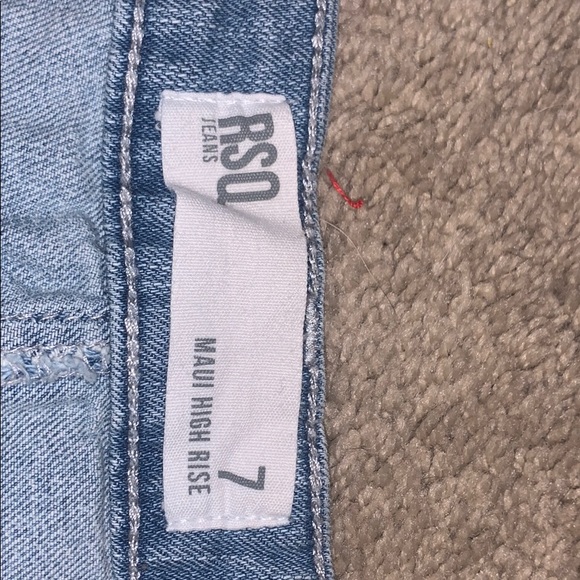 High rise jean shorts - Picture 2 of 2